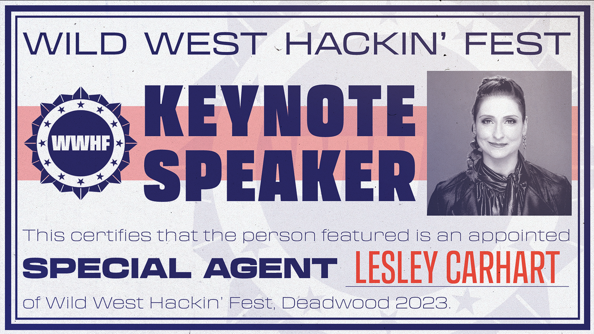 Wild West Hackin' Fest Keynote Speaker: Lesley Carhart