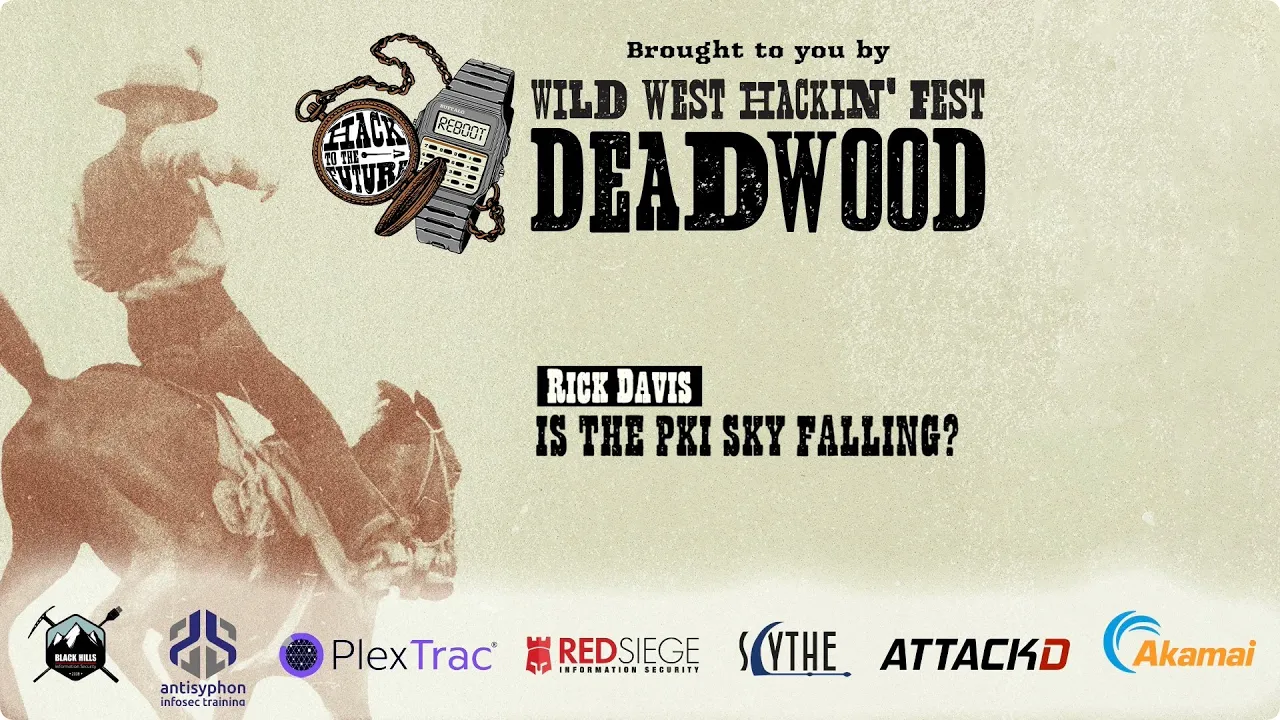 WWHF Deadwood 2022 - Is the PKI Sky Falling