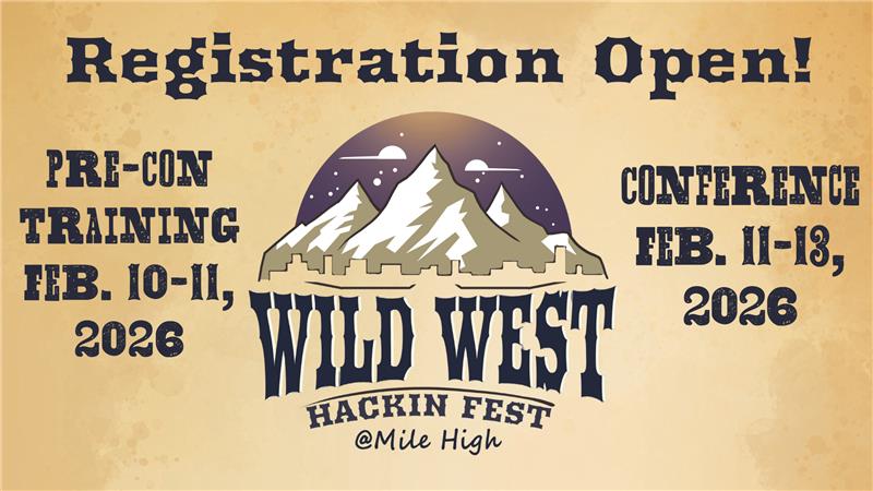 Registration Open! Pre-con training February 10-11 2026, Conference February 11-13 2026